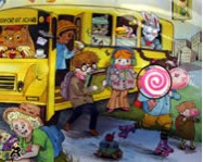 School bus hidden object online